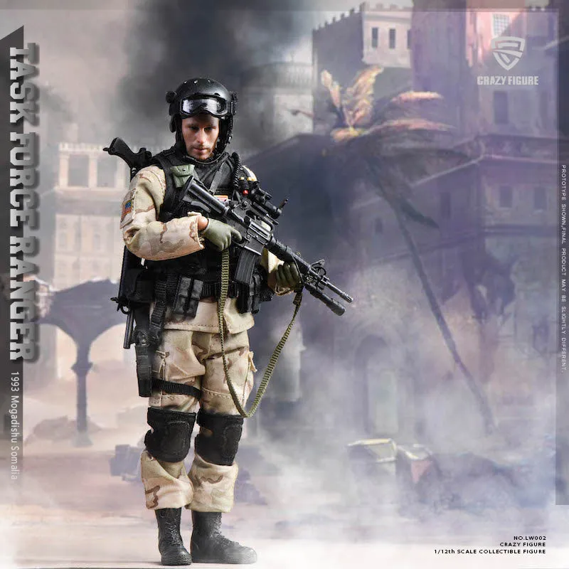 Fantasy Art CRAZY FIGURE LW002 Task Force Ranger Special Operations Command 1/12 Scale Figure