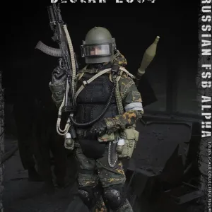 Narrative Display Stylized Art CRAZY FIGURE LW008 Russian Alpha Special Forces Grenadier 1/12 Scale Figure