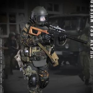 CRAZY FIGURE LW009 Russian Alpha Special Forces Sniper 1/12 Scale Figure Fantasy Hero Special Color