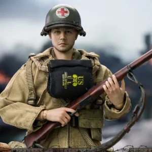 CRAZY FIGURE [LW015] 1:12 WWII U.S. Rangers On D-Day Medic Character Statue Original Box