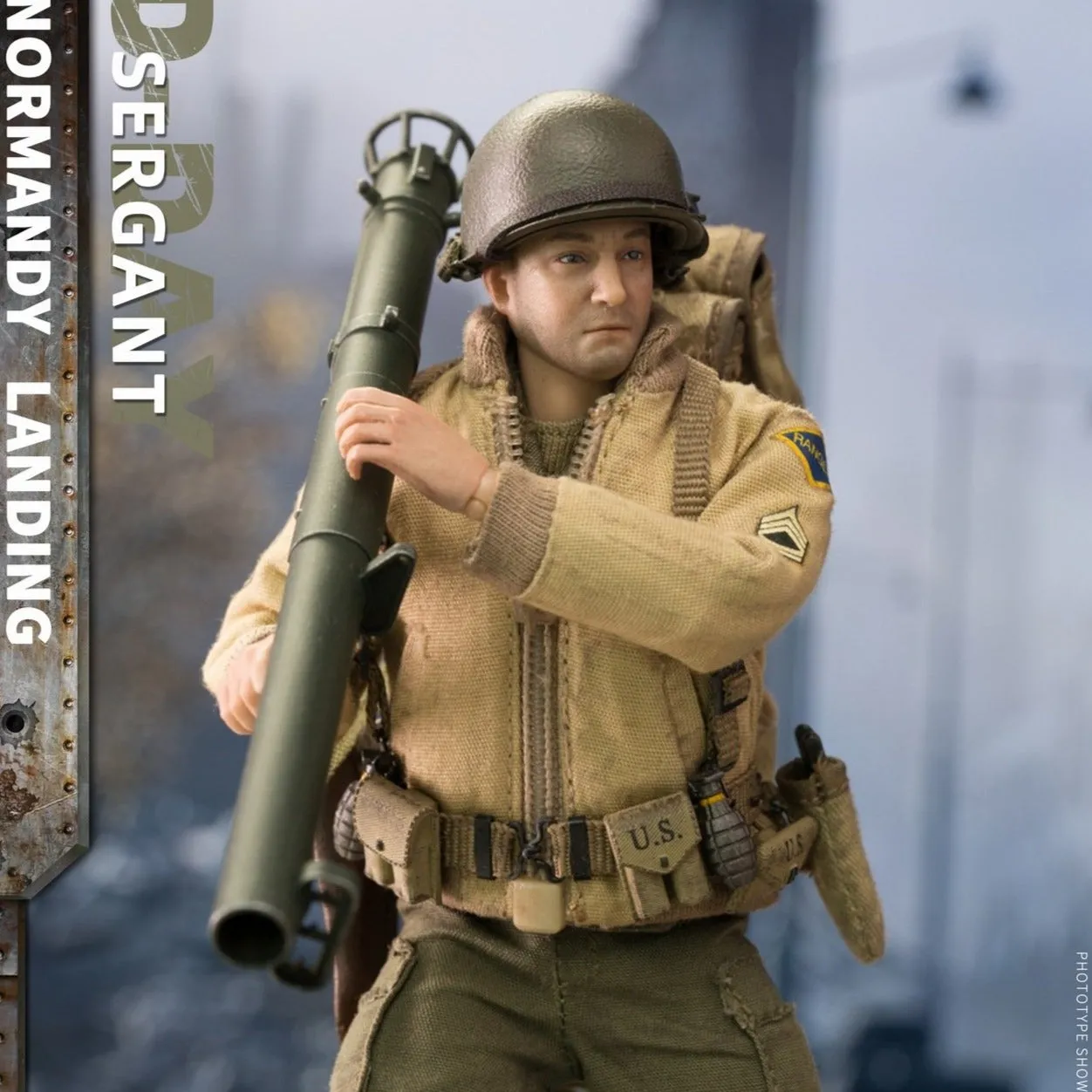 CRAZY FIGURE [LW016] 1:12 WWII U.S. Rangers On D-Day Sergant Universal Theme