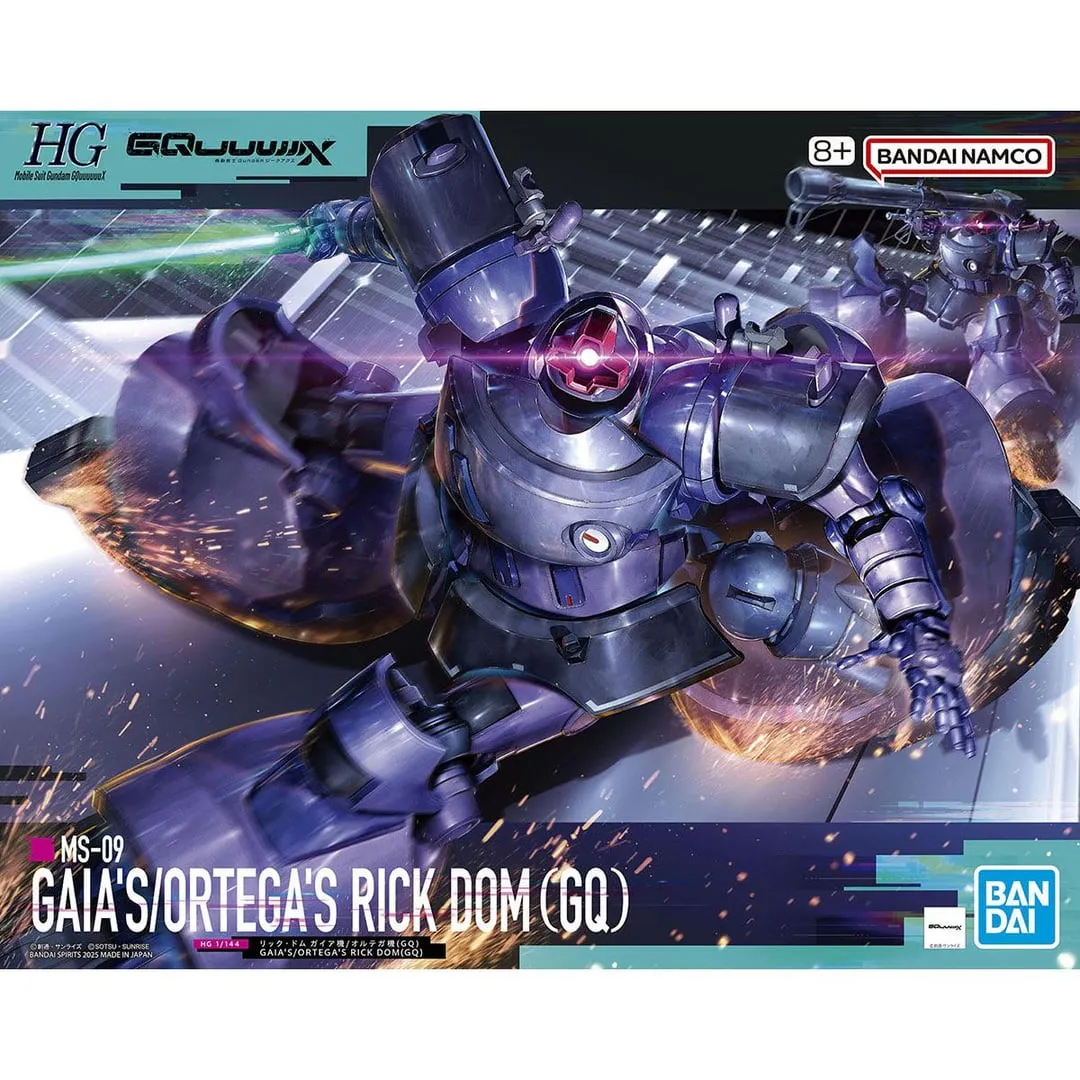 Bandai Hobby HG 1/144 "GQuuuuuuX" GAIA'S/ORTEGA??S RICK DOM Language Master