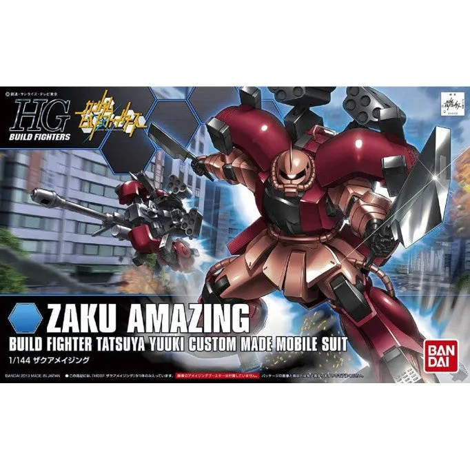 Augmented reality Bandai Hobby HGBF 1/144 #002 Zaku Amazing