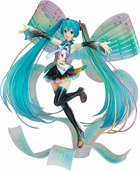 "Character Vocal Series 01 Hatsune Miku" Hatsune Miku 10th Anniversary Ver. Ceramic Sculpture Custom Paint