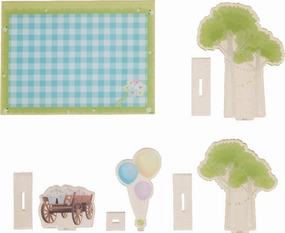 "Acrylic Stand Decorations" Nendoroid More Picnic Sky Animal Character Sculpture