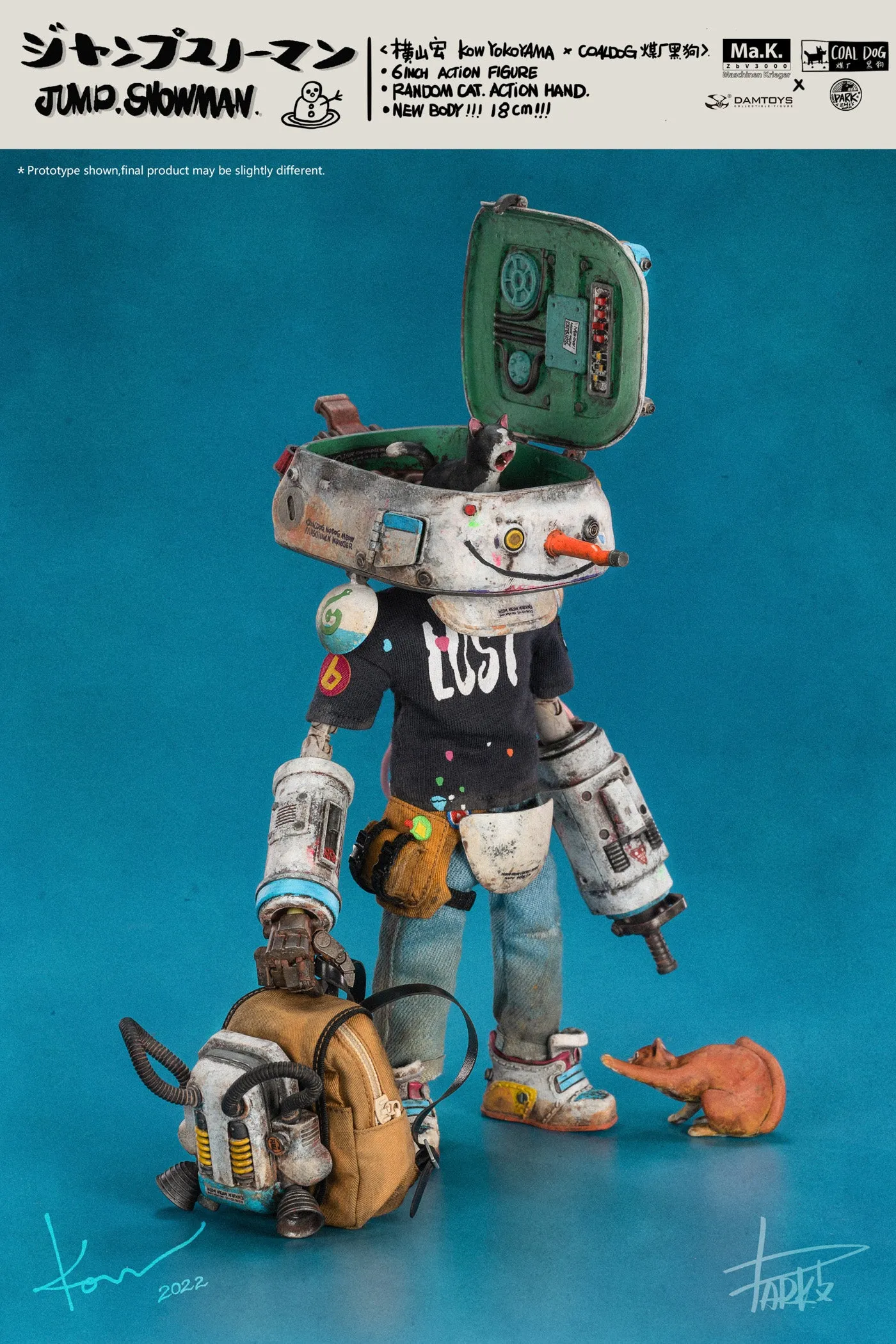 DAM Toys [DAM-CS022] Jump Snowman 1/12 Family friendly Dedicated Collector