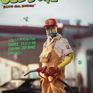 DAM Toys Death Gas Station Series OLD BONE 1/12 Art Deco Durable Material