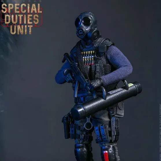 Cute Collectible DAMTOYS PES008 Hong Kong SDU Sam Sir 1/12 Action Figure