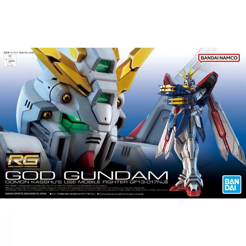 Bandai Hobby RG 1/144 #37 GOD GUNDAM (5063358) Gardening Tool Single Player