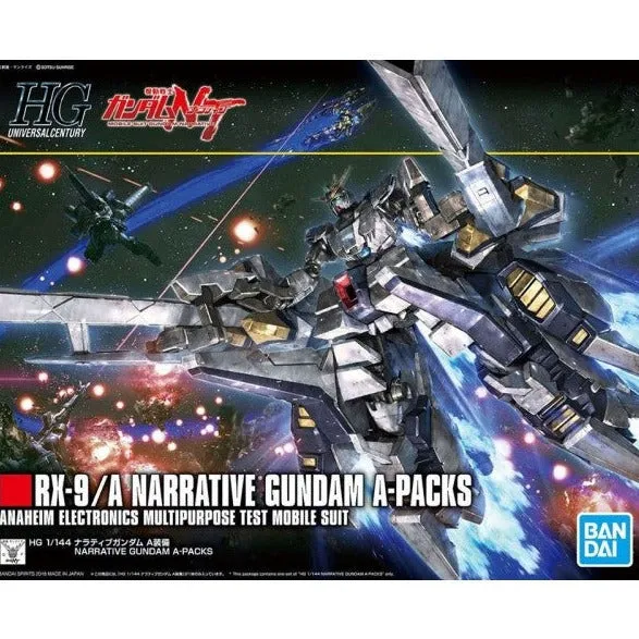 Monster Buddy Bandai Hobby HGUC 1/144 #218 Narrative Gundam A-Packs 'Gundam NT' (5055365)