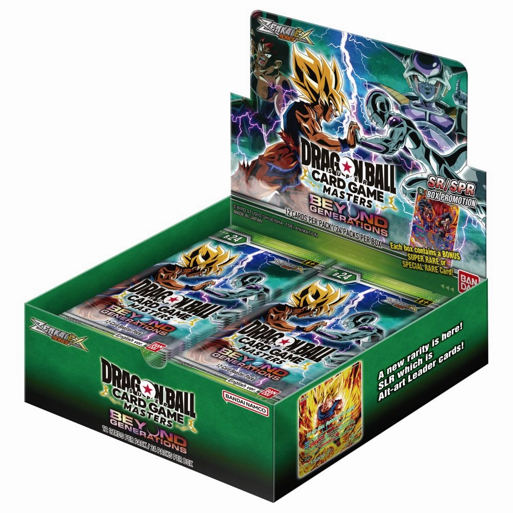 Dragon Ball Super Card Game Masters Zenkai Series EX Set 07 Beyond Generations [B24] Limited Edition Drop Exclusive Find Display