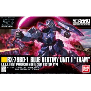 Bandai Hobby HGUC 1/144 #207 RX-79BD-1 Blue Destiny Unit 1 'EXAM' Gundam (5058268) Need Meet