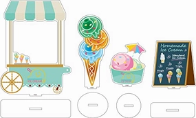 Nendoroid More Acrylic Stand Decorations Ice Cream Parlor Steampunk Gadget