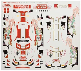 Hatsune Miku GT Project Good Smile Hatsune Miku AMG 2017 SPA24H Ver. 1/24 Scale Decals Cultural Icon