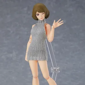 Monochrome Design Hobbyist Collection Figma 505 Figma Styles Female Body (Chiaki) with Backless Sweater Outfit