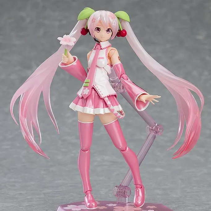 Figma EX-061 Character Vocal Series 01: Hatsune Miku Sakura Miku Superhero Statue