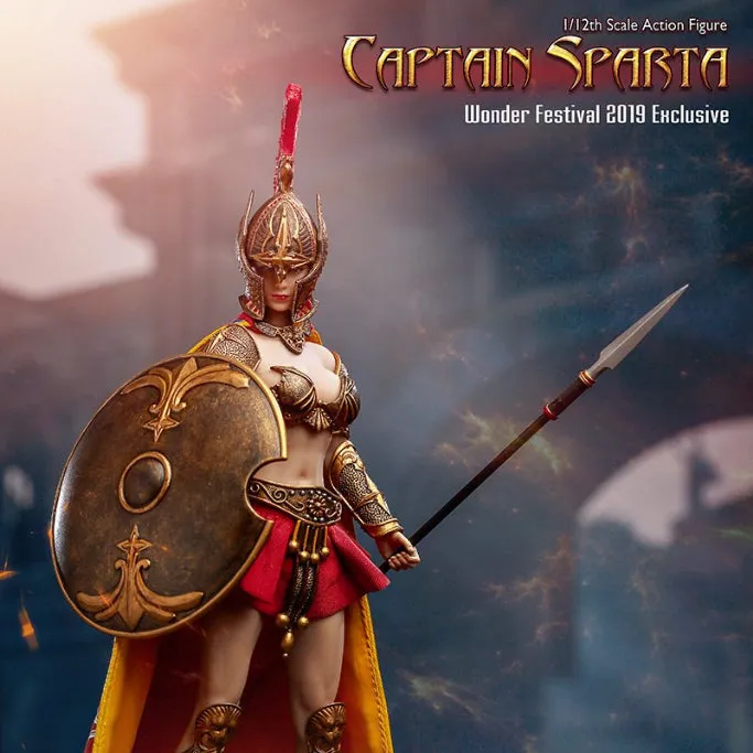 TBLeague Captain Sparta Wonder Festival 2019 Exclusive 1/12 Scale Action Figure Man Cave Premium Toy