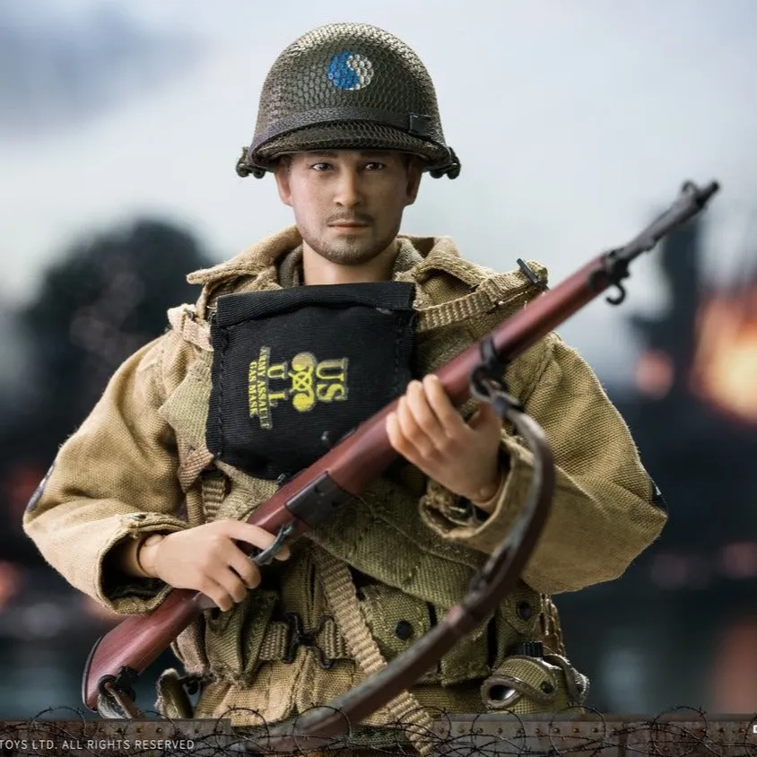 Rarity Value CRAZY FIGURE [LW018] 1:12 WWII U.S. 29th division D-Day Technical Sergant