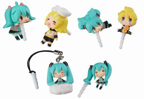 Character Vocal Series Earphone Jack Accessories Character Vocal Series 01 Hatsune Miku 02 Kagamine Rin/Len PVC Hobby