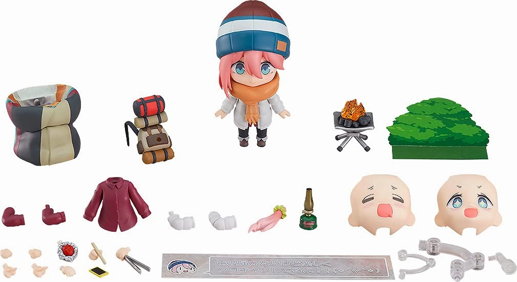"Yurucamp" Nendoroid#1623-DX Kagamihara Nadeshiko Solo Camp Ver. DX Edition Inclusive Toy