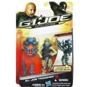 Hasbro GI Joe Retaliation Joe Trooper Vinyl Model