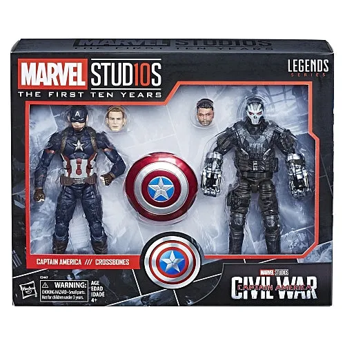 Blind Box Hasbro Marvel Studios: The First Ten Years Captain America: Civil War Captain America and Crossbones