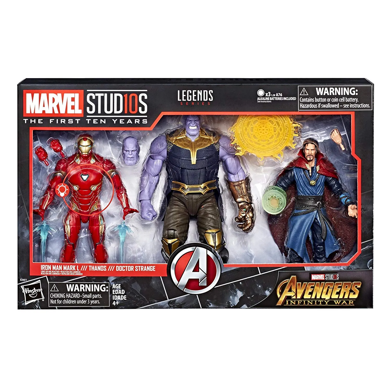 CAD Design Art Model Hasbro Marvel Studios: The First Ten Years Infinity War Figure 3-Pack