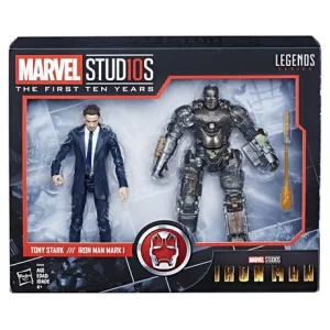 YouTube Background Hasbro Marvel Studios: The First Ten Years Iron Man Tony Stark And Mark I