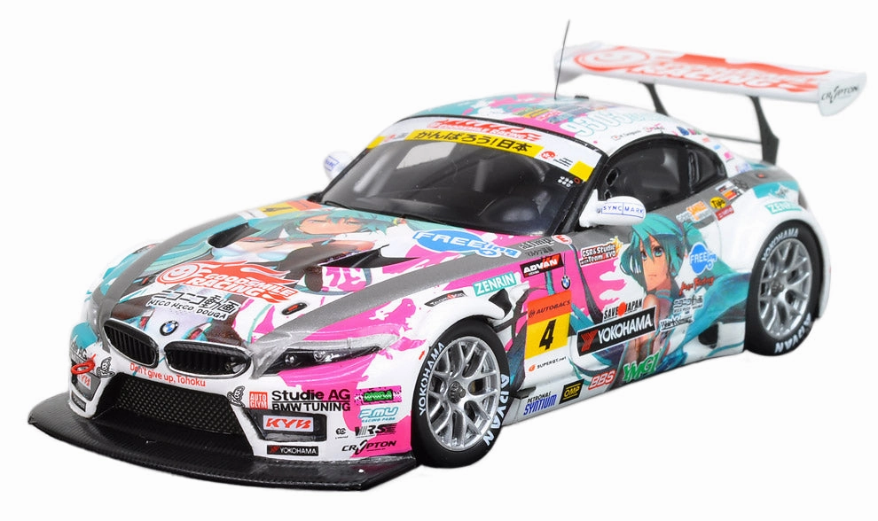 Hatsune Miku 1/43 Itasha GOOD SMILE Racing Wood Carving