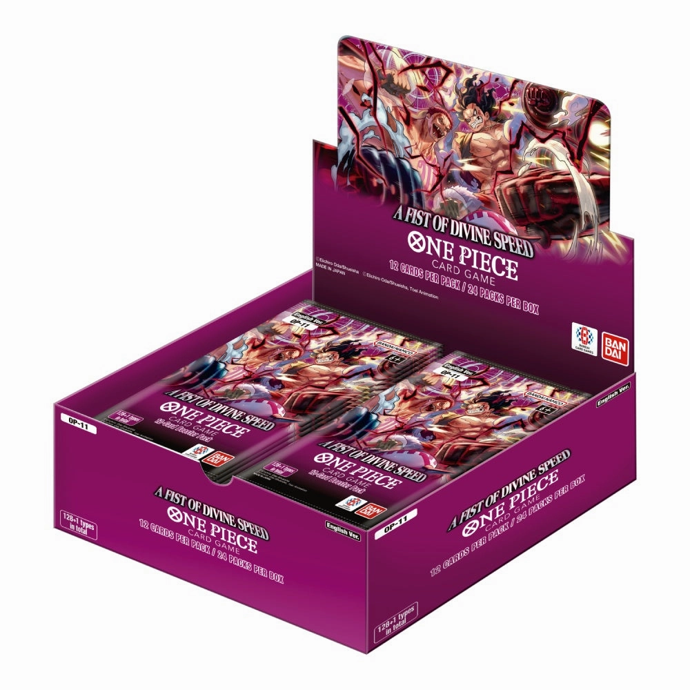 One Piece Card Game: Booster Display ?C A Fist of Divine Speed [OP-11] Mystery Series Series