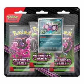 Scarlet & Violet Shrouded Fable 3 Pack Blister POKEMON TCG Toy Pack Series