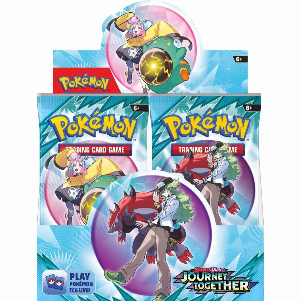 POK??MON TCG Scarlet & Violet 9 Journey Together Booster Hidden Gem Discovery Exclusive Pack Display