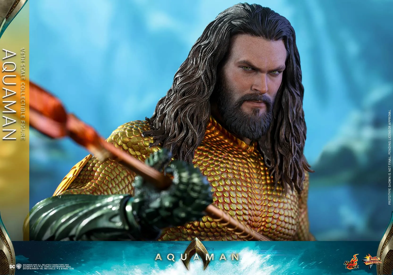 Hobby Group Battle Model Hot Toys MMS518 Aquaman 1/6 Scale Action Figure