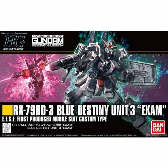 Bandai Hobby HGUC 1/144 #209 Blue Destiny Unit 3 Exam (5060959) Game Physics
