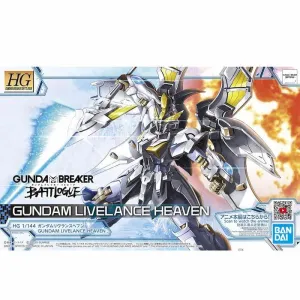 Time Travel Bandai Hobby HG Battlogue 1/144 #02 Gundam Livelance Heaven "Gundam Breaker Battlogue" (5062024)
