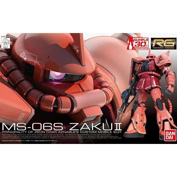 [Backorder] Bandai Hobby RG 1/144 #02 Char's Zaku II (5061595) House Design