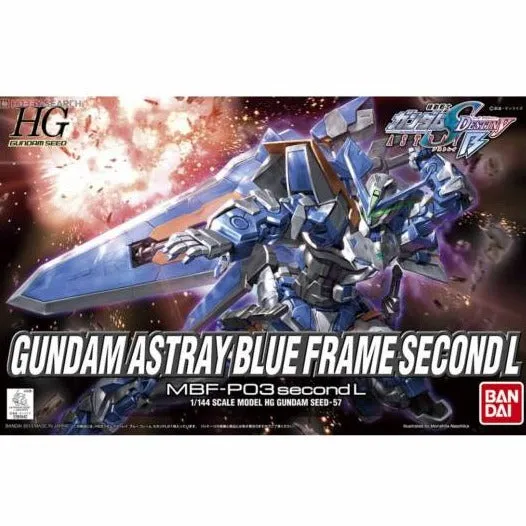 Limited Edition Bandai Hobby HG 1/144 #57 Gundam Astray Blue Frame Second L "Gundam SEED Astray"(5055601)
