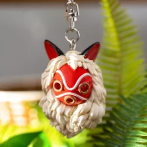 Princess Mononoke: Mask and Kodama Key Chain Miniature Figure Passed Down