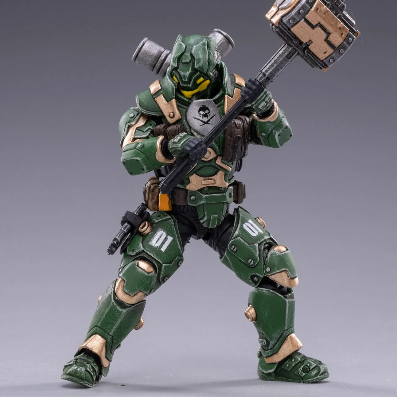 Personal Collection Mindfulness practice JOY TOY 01ST LEGION STEEL (STEEL GHOST) 1/18 FIGURE