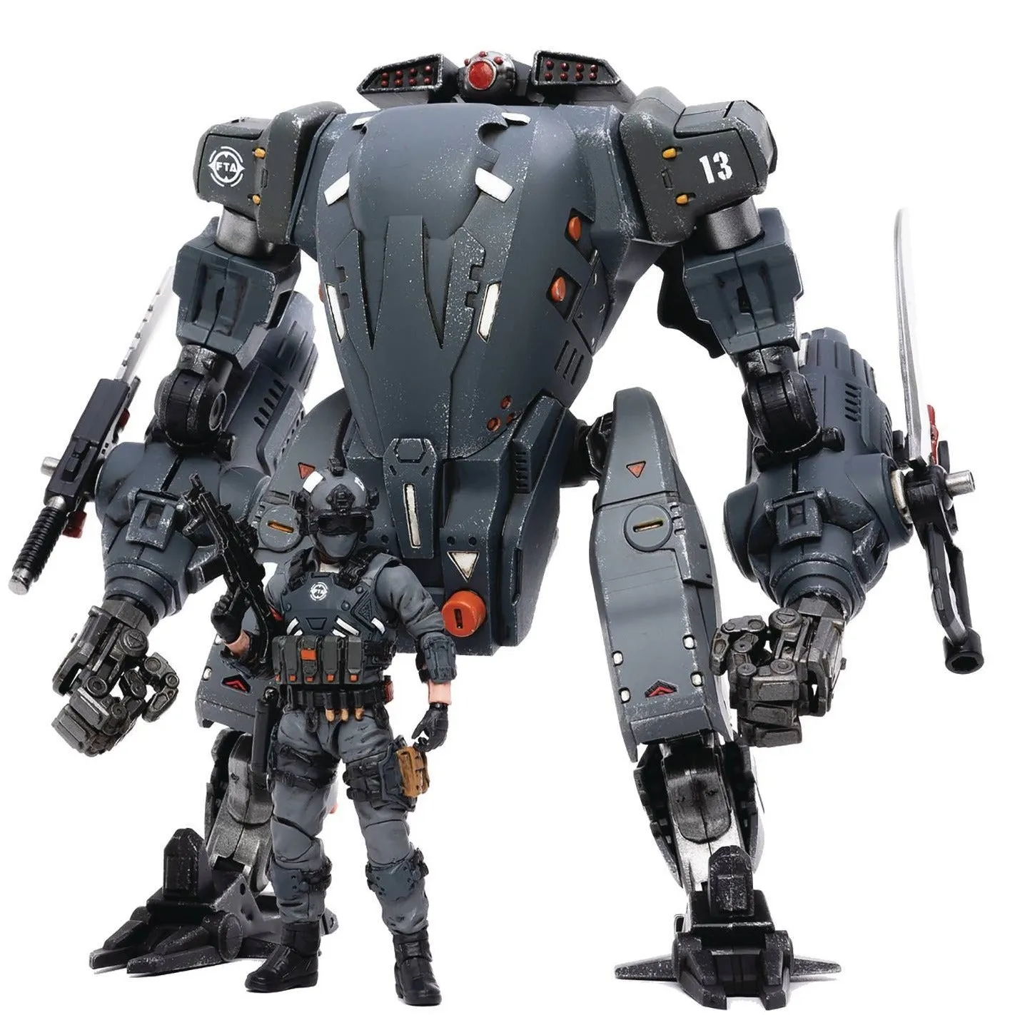 JOY TOY NORTH FIREHAMMER ASSAULT MECH 1/18 FIG Themed Background