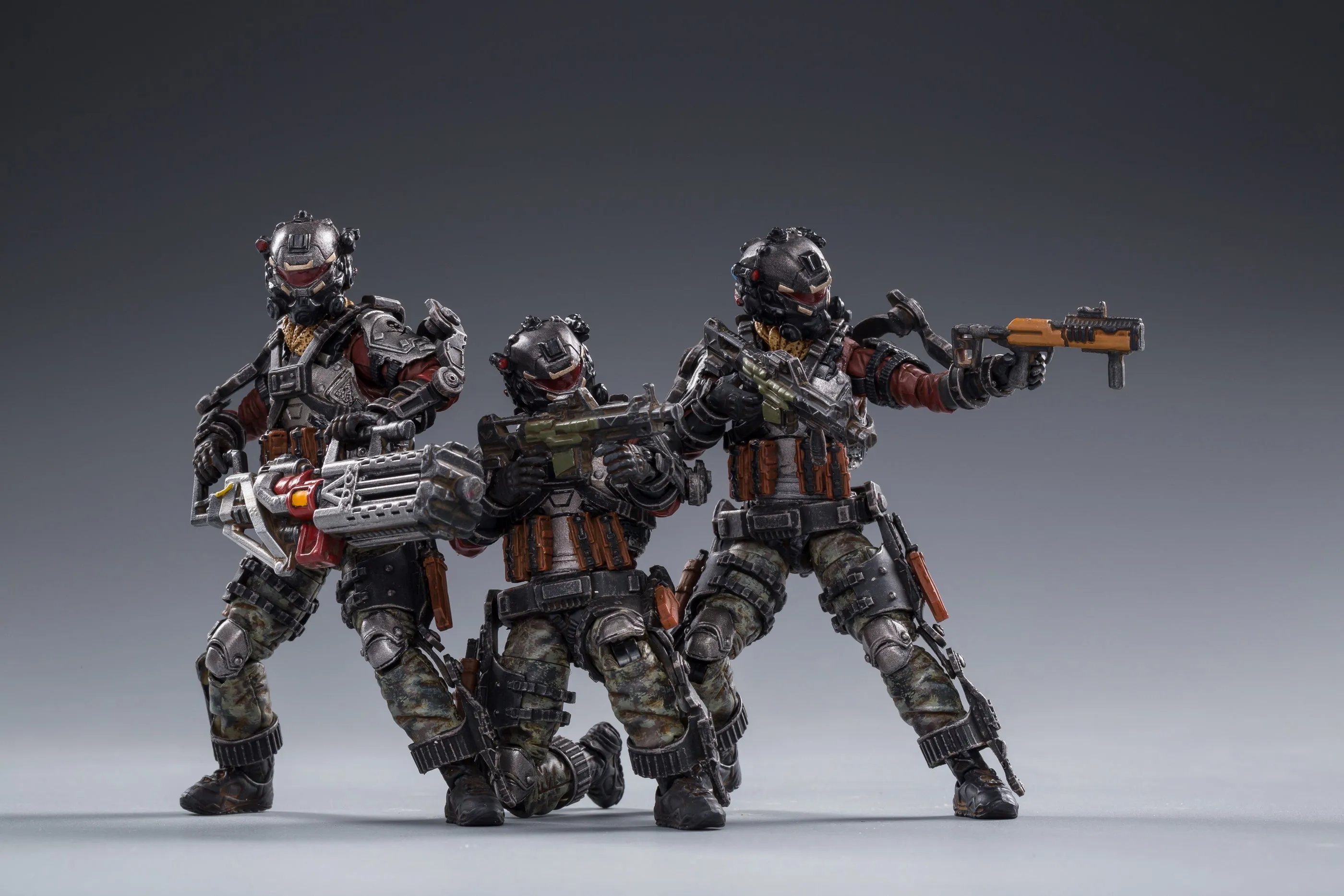 JOY TOY SKELETON FORCES DOUBLE SICKLE SQUAD 1/18 FIGURE 3PK Alternate Costume