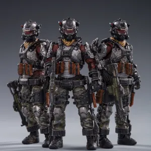 JOY TOY SKELETON FORCES DOUBLE SICKLE SQUAD 1/18 FIGURE 3PK Customizable Toy Ocean Creature