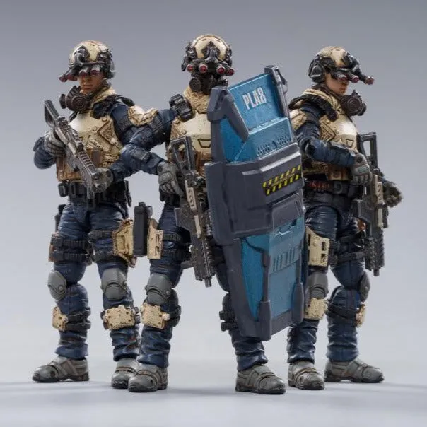 JOY TOY STARHAWK 8TH ARMY INDIGO FLEET 1/18 FIGURE 3PK Artistic expression