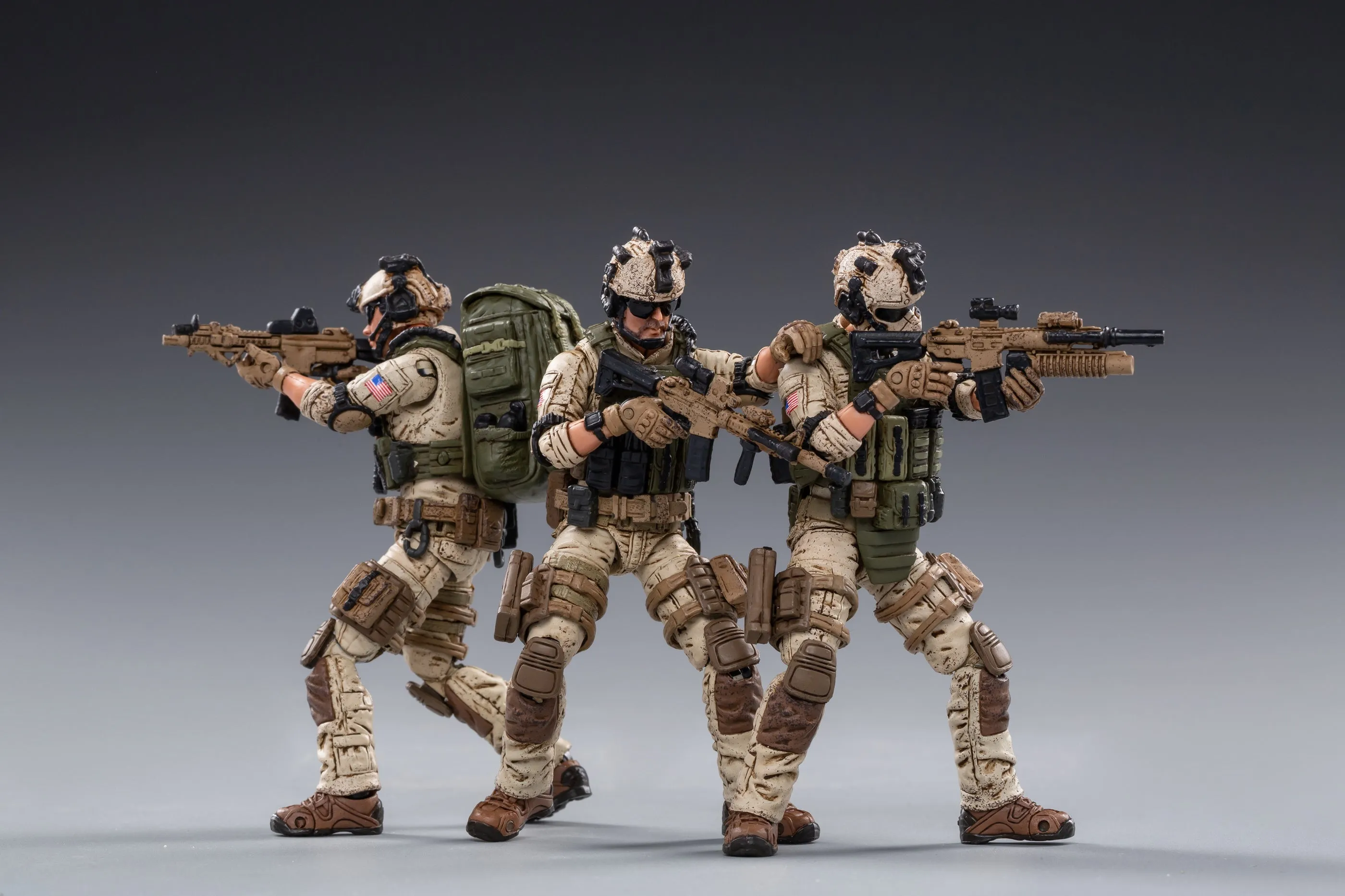 Fantasy Replica JOY TOY US ARMY DELTA FORCE 1/18 FIGURE 3PK
