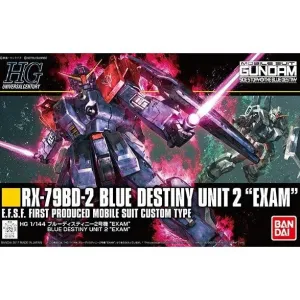 Moral Standard Video game Bandai Hobby HGUC 1/144 #208 RX-79BD-2 Blue Destiny Unit 2 'EXAM' (5061823)