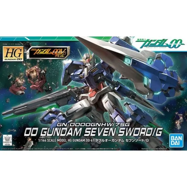 Bandai Hobby HG 1/144 #61 00 Gundam Seven Sword/G "Gundam 00" (5057935) Puzzle Solving Balance Keep