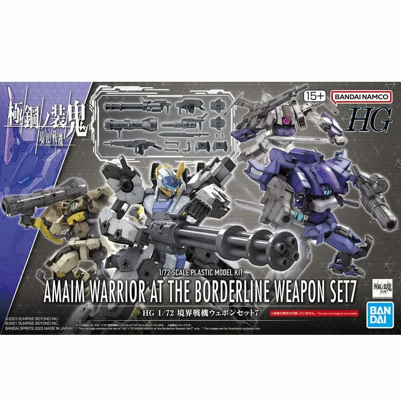 [Backorder] Bandai Hobby HG 1/72 AMAIM Warrior at the Borderline Weapon Set7 Interference Phenomenon Labor