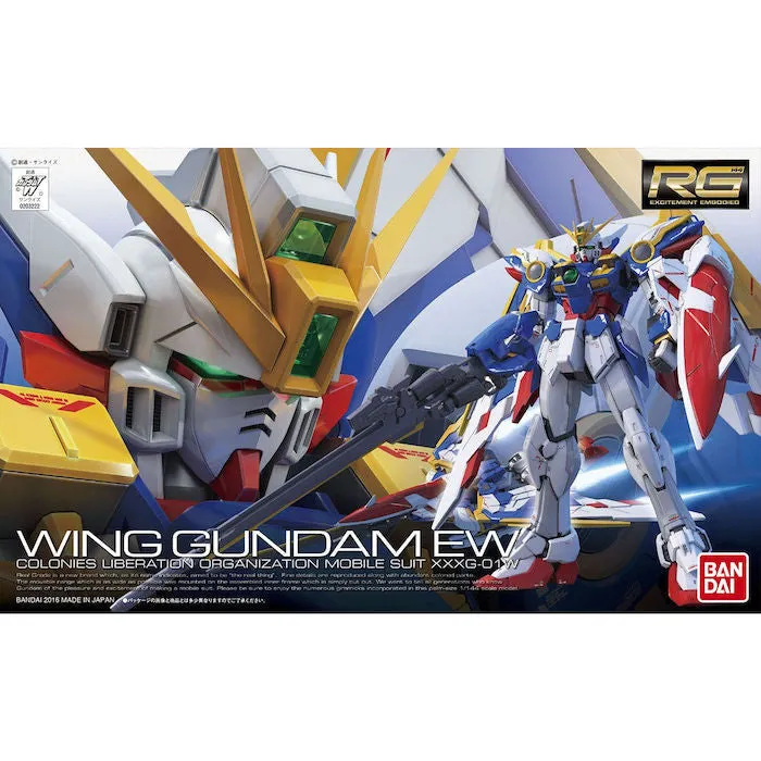 [Backorder] Bandai Hobby RG 1/144 #20 Wing Gundam EW Beta testing TV Personality