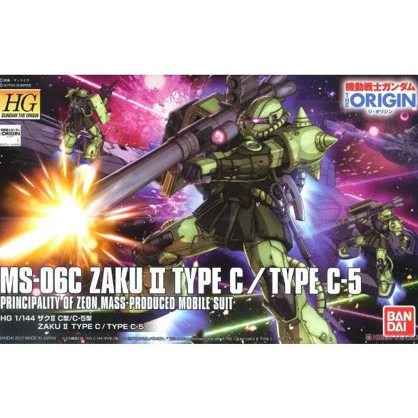 Mark Achieve Circuit Design Bandai Hobby HG 1/144 #016 Zaku II Type C/Type C-5 'Gundam The Origin' (5057738)