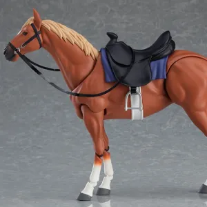 Miniature Model Winter Decoration Figma 490d Horse ver. 2 (Light Chestnut)